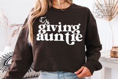 Its Giving Auntie SVG PNG - Auntie Era - Best Aunt Shirt Product Image 2