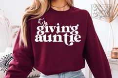 Its Giving Auntie SVG PNG - Auntie Era - Best Aunt Shirt Product Image 5