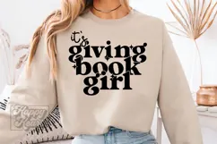 Its Giving Book Girl SVG PNG - Booktrovert Mode Book Era Product Image 1