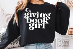Its Giving Book Girl SVG PNG - Booktrovert Mode Book Era Product Image 4