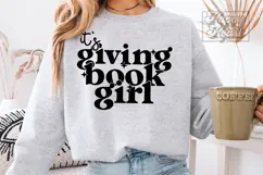 Its Giving Book Girl SVG PNG - Booktrovert Mode Book Era Product Image 5
