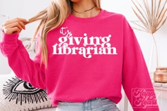 Its Giving Librarian SVG PNG - Librarian Era - Library Product Image 2