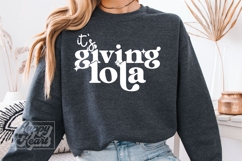 Its Giving Lola SVG PNG - Mothers Day - Lola Era Mode Product Image 1