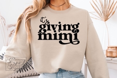 Its Giving Mimi SVG PNG - Mimi Life - Mimi Era - Mothers Day Product Image 5