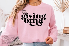Its Giving Oma SVG - Blessed Oma Era Trendy Mothers Day Product Image 2