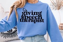 Its Giving Speech Therapist SVG PNG - School SLT Era Product Image 2