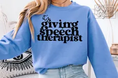 Its Giving Speech Therapist SVG PNG - School SLT Era Product Image 2