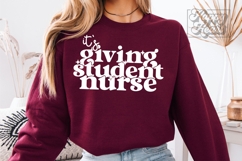 Its Giving Student Nurse SVG PNG - Future Registered Nurse Product Image 1