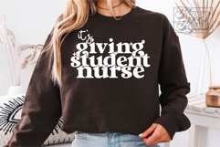 Its Giving Student Nurse SVG PNG - Future Registered Nurse Product Image 2