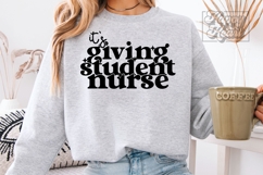 Its Giving Student Nurse SVG PNG - Future Registered Nurse Product Image 4