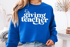 Its Giving Teacher SVG PNG - Teacher Era - Teacher Mode Product Image 4
