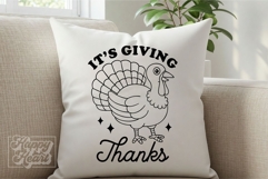 Its Giving Thanks SVG PNG - Thanksgiving SVG - Fall Decor Product Image 3