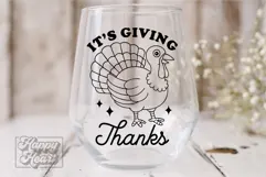 Its Giving Thanks SVG PNG - Thanksgiving SVG - Fall Decor Product Image 4