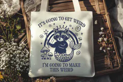 It’s Going to Get Weird SVG PNG, Funny Raccoon Mermaid Print Product Image 2