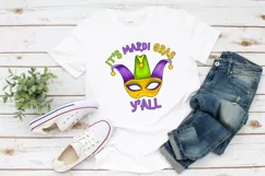 It's Mardi Gras Y'All Sublimation | Mardi Gras Shirt PNG Product Image 5