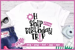 Birthday t shirt design shown on a white tshirt