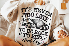 Funny Raccoon PNG, Funny Sarcastic Quote PNG, Sarcasm PNG Product Image 1