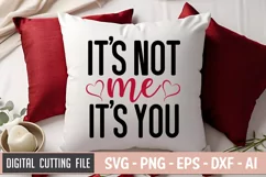 It's Not Me It's You SVG File | Anti Valentine's Day SVG Product Image 3