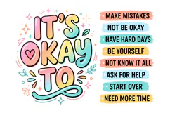 T shirt Mental health awareness quote with colorful typograp Product Image 2