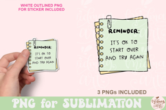 It&#039;s Ok to Start Over and Try Again Png Product Image 1
