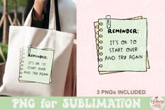 Reminder Png Bundle, Positive Quotes Png Designs Product Image 8