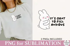 It's Okay to Feel Anxious PNG Product Image 6