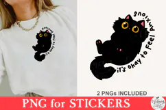 It's Okay To Feel Anxious PNG Product Image 4