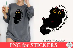 It's Okay To Feel Anxious PNG Product Image 5