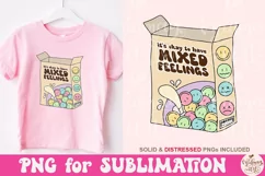 It's Okay To Have Mixed Feelings PNG, Love Yourself Png Product Image 2