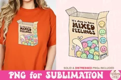 It's Okay To Have Mixed Feelings PNG, Love Yourself Png Product Image 4