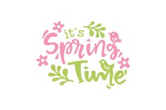 It's Spring Time SVG Cut File Product Image 1