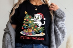 It's that time again PNG, Funny Christmas PNG, Christmas Tre Product Image 3