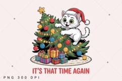 It's that time again PNG, Funny Christmas PNG, Christmas Tre Product Image 2