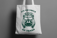 It’s The Circle of Trash SVG - Funny Raccoon Sarcastic PNG Product Image 3
