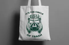 It’s The Circle of Trash SVG - Funny Raccoon Sarcastic PNG Product Image 3