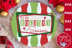 Retro Svg, Mid Century Sign, It's The Holiday Season Product Image 1