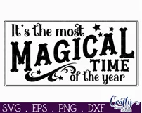 Vintage Farmhouse Halloween Svg Sign, Most Magical Time Product Image 2