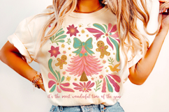 Wonderful Time of The Year PNG, Merry Christmas PNG, Holiday Product Image 1