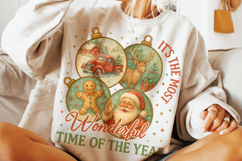 Wonderful Time of The Year PNG, Merry Christmas PNG, Holiday Product Image 2
