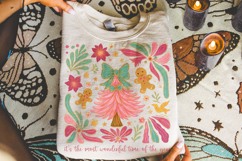 Wonderful Time of The Year PNG, Merry Christmas PNG, Holiday Product Image 3