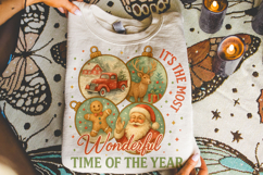 Wonderful Time of The Year PNG, Merry Christmas PNG, Holiday Product Image 3