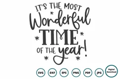 It's The Most Wonderful Time Of The Year SVG Product Image 2