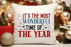 It's The Most Wonderful Time SVG , Christmas SVG Design Product Image 3