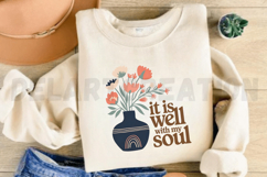 Its well with my soul Sublimation PNG Product Image 3