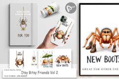 Itsy Bitsy Friends Digital Paper Product Image 1