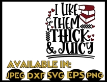 Reading svg JPEG Silhouette Cricut teacher books thick juicy Product Image 2