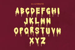 Ivorm Bold Horror Dripping Display Font Product Image 8