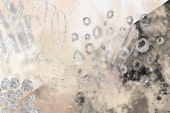 Ivory and Silver Paint Elements Clipart Product Image 3