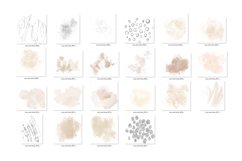 Ivory and Silver Paint Elements Clipart Product Image 2