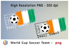 Ivory Coast National Soccer Team Flag. World Cup 2026 Product Image 1